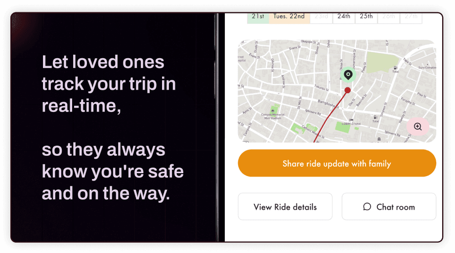 Share Ride With Family